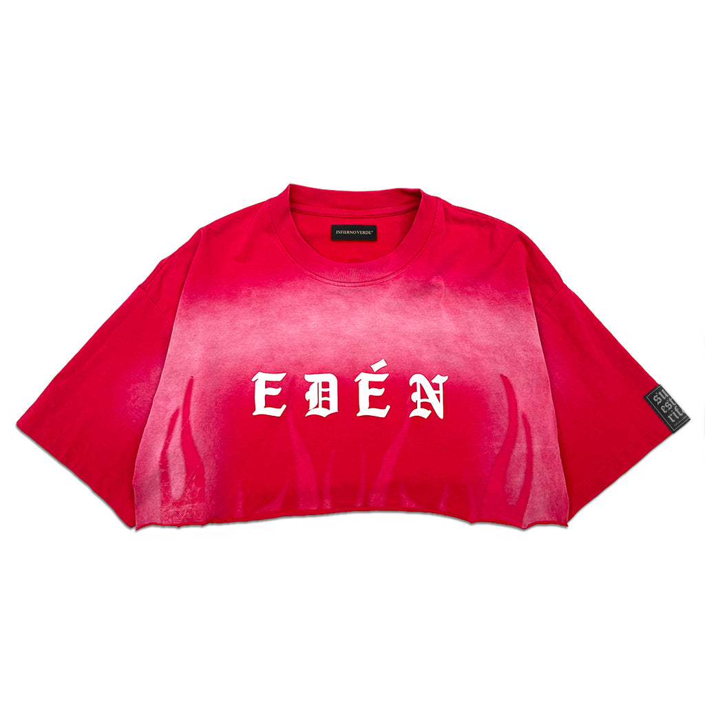 EDÉN CARMESÍ CROP-TOP (OVERSIZE)