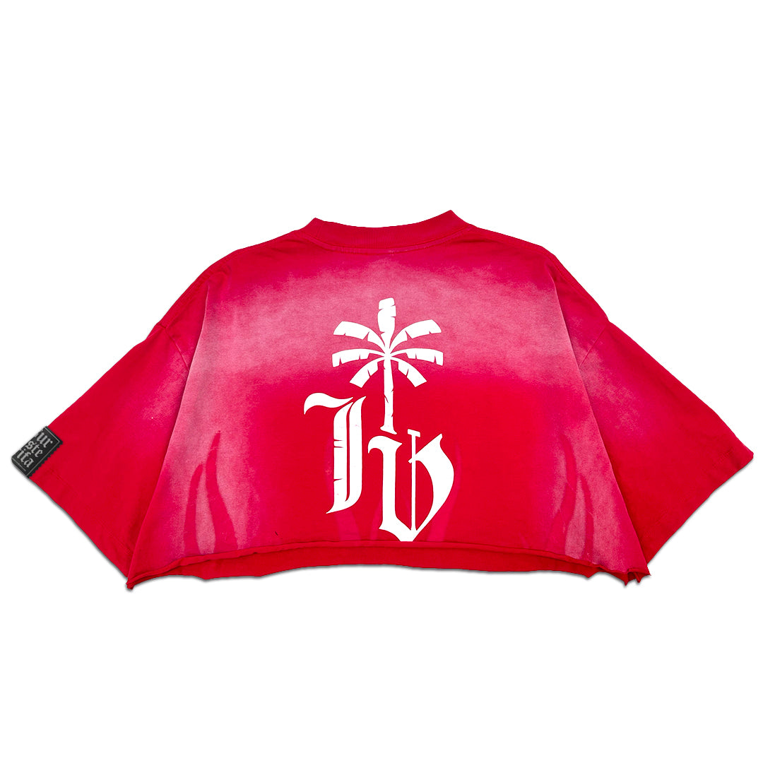 EDÉN CARMESÍ CROP-TOP (OVERSIZE)